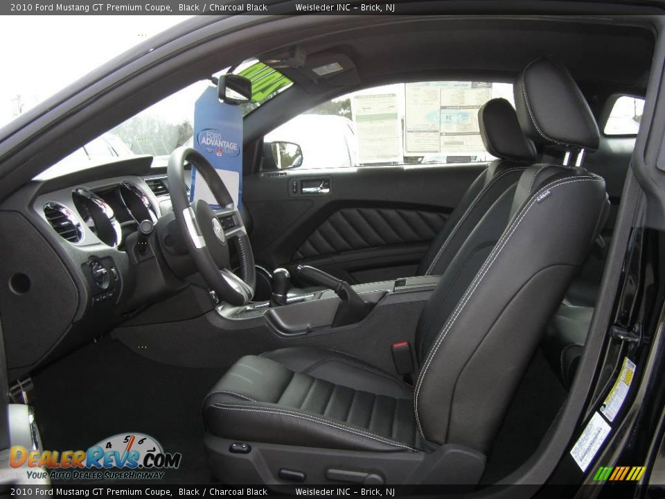 2010 Ford Mustang GT Premium Coupe Black / Charcoal Black Photo #7