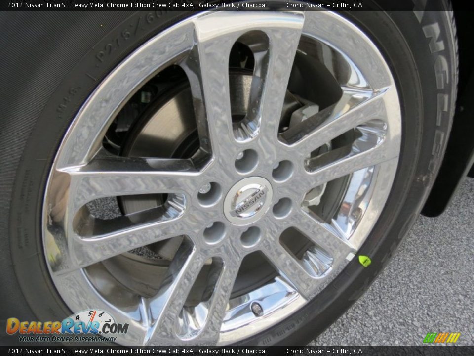 2012 Nissan Titan SL Heavy Metal Chrome Edition Crew Cab 4x4 Wheel Photo #9