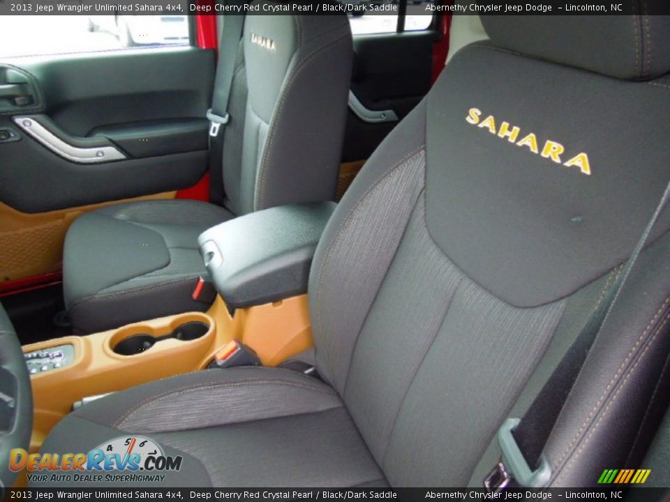 2013 Jeep Wrangler Unlimited Sahara 4x4 Deep Cherry Red Crystal Pearl / Black/Dark Saddle Photo #10