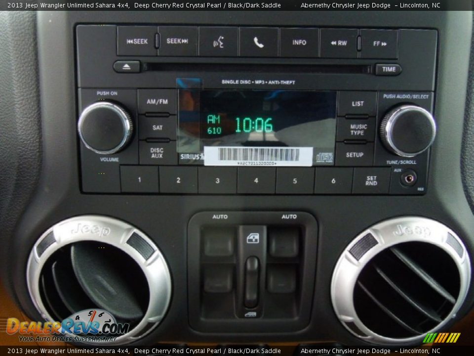 2013 Jeep Wrangler Unlimited Sahara 4x4 Deep Cherry Red Crystal Pearl / Black/Dark Saddle Photo #15