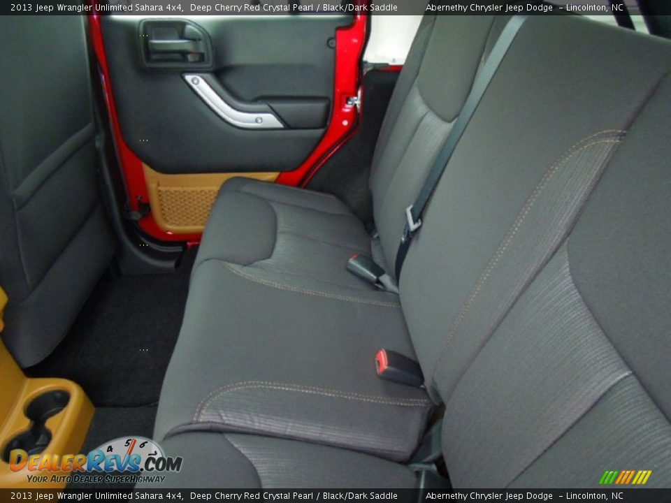 2013 Jeep Wrangler Unlimited Sahara 4x4 Deep Cherry Red Crystal Pearl / Black/Dark Saddle Photo #18