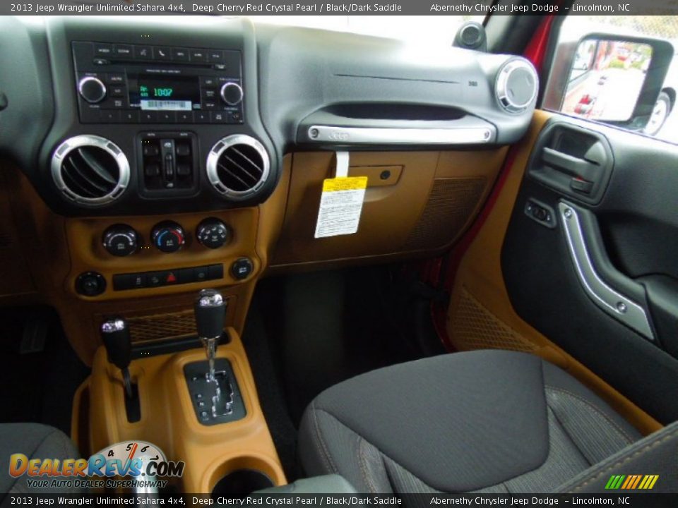 2013 Jeep Wrangler Unlimited Sahara 4x4 Deep Cherry Red Crystal Pearl / Black/Dark Saddle Photo #20