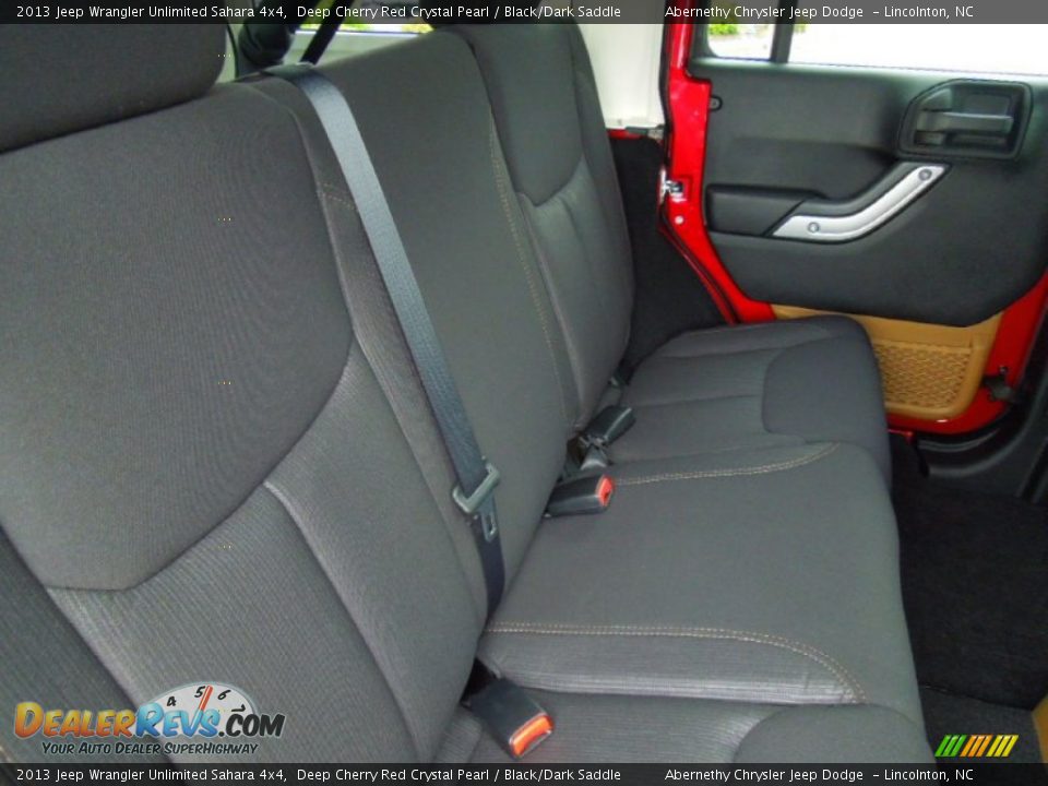 2013 Jeep Wrangler Unlimited Sahara 4x4 Deep Cherry Red Crystal Pearl / Black/Dark Saddle Photo #22
