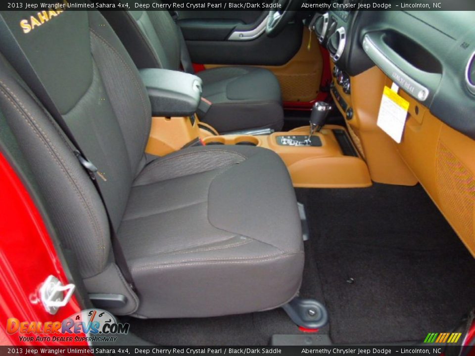 2013 Jeep Wrangler Unlimited Sahara 4x4 Deep Cherry Red Crystal Pearl / Black/Dark Saddle Photo #23