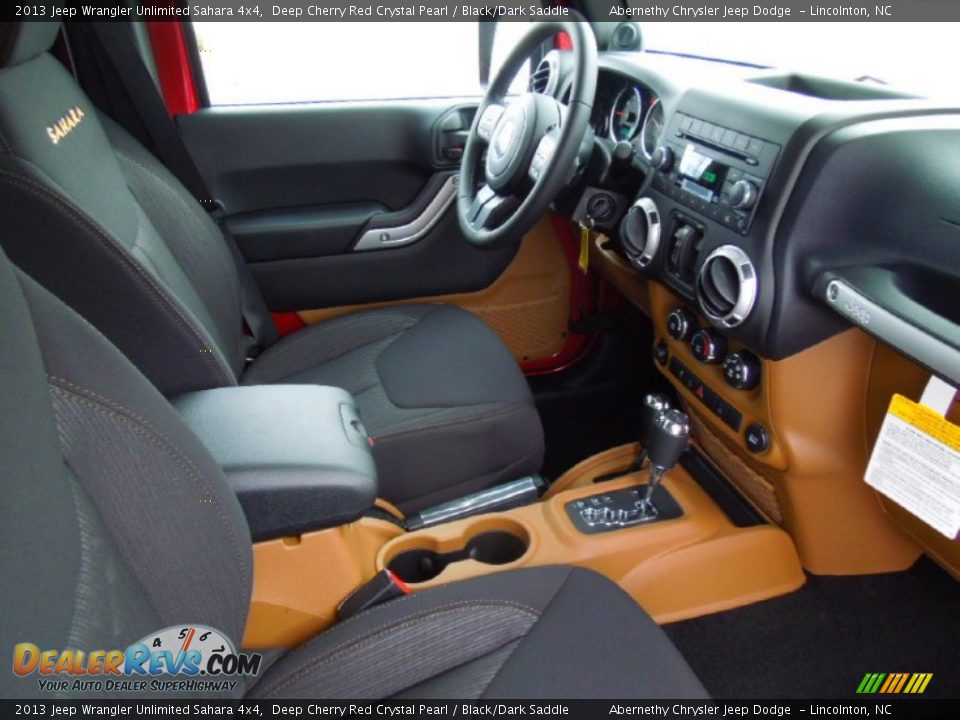 2013 Jeep Wrangler Unlimited Sahara 4x4 Deep Cherry Red Crystal Pearl / Black/Dark Saddle Photo #24