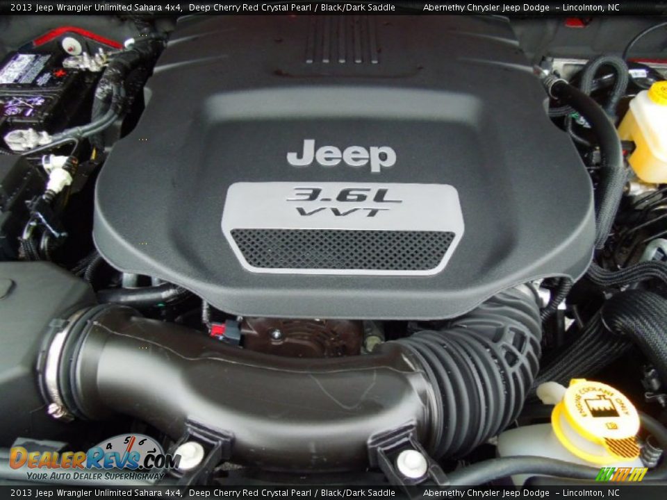 2013 Jeep Wrangler Unlimited Sahara 4x4 Deep Cherry Red Crystal Pearl / Black/Dark Saddle Photo #27