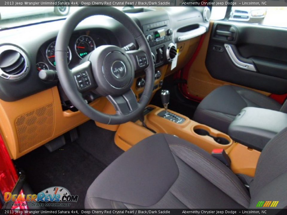 2013 Jeep Wrangler Unlimited Sahara 4x4 Deep Cherry Red Crystal Pearl / Black/Dark Saddle Photo #28
