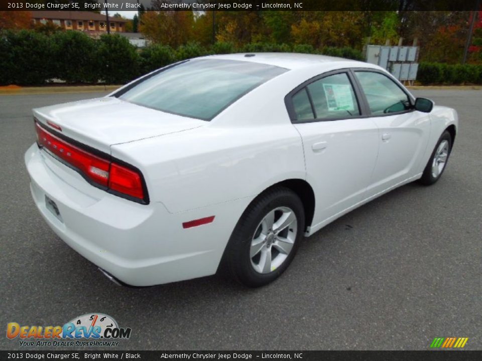 2013 Dodge Charger SE Bright White / Black Photo #4