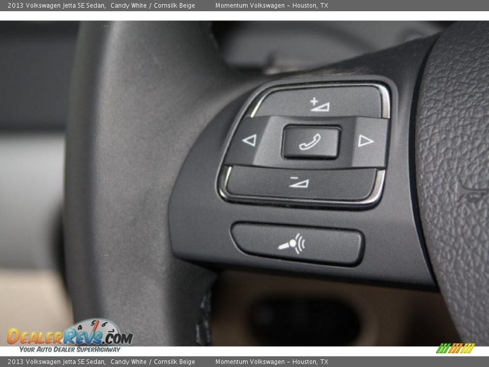 2013 Volkswagen Jetta SE Sedan Candy White / Cornsilk Beige Photo #16