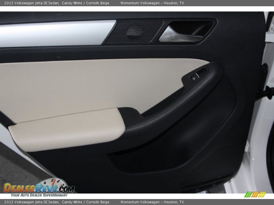 2013 Volkswagen Jetta SE Sedan Candy White / Cornsilk Beige Photo #19