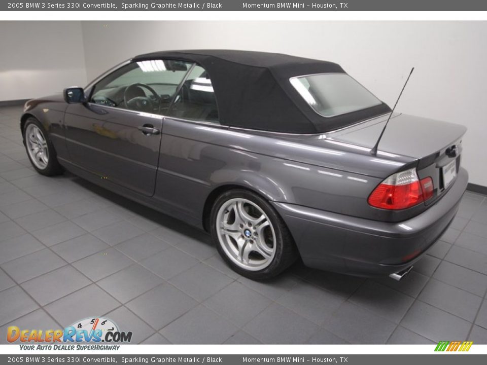 2005 BMW 3 Series 330i Convertible Sparkling Graphite Metallic / Black Photo #5