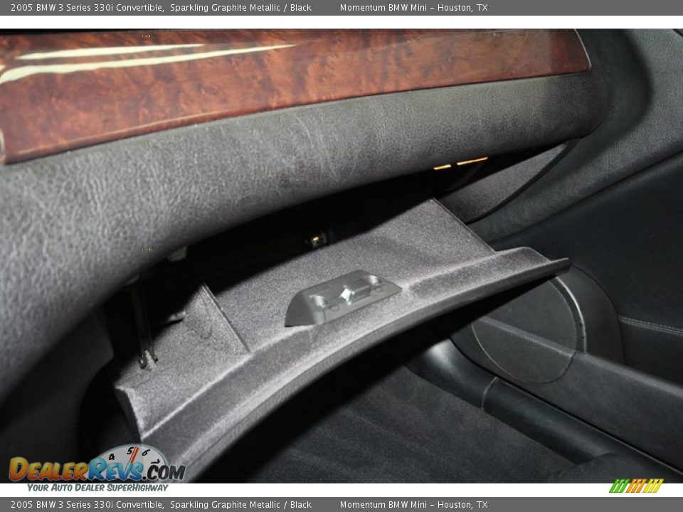 2005 BMW 3 Series 330i Convertible Sparkling Graphite Metallic / Black Photo #19