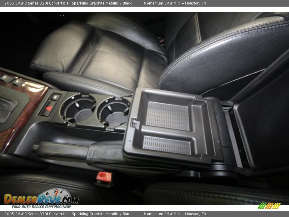2005 BMW 3 Series 330i Convertible Sparkling Graphite Metallic / Black Photo #22