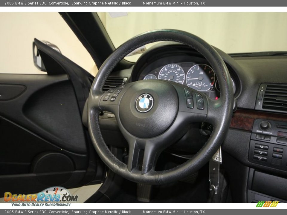 2005 BMW 3 Series 330i Convertible Steering Wheel Photo #25