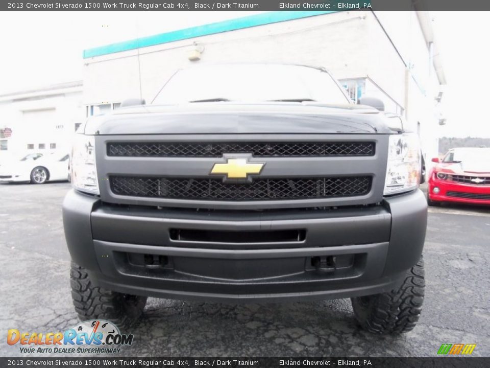 2013 Chevrolet Silverado 1500 Work Truck Regular Cab 4x4 Black / Dark Titanium Photo #6