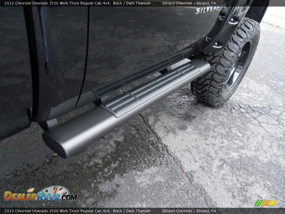 2013 Chevrolet Silverado 1500 Work Truck Regular Cab 4x4 Black / Dark Titanium Photo #8