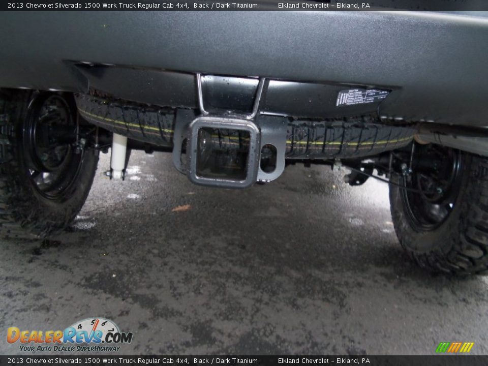 2013 Chevrolet Silverado 1500 Work Truck Regular Cab 4x4 Black / Dark Titanium Photo #10