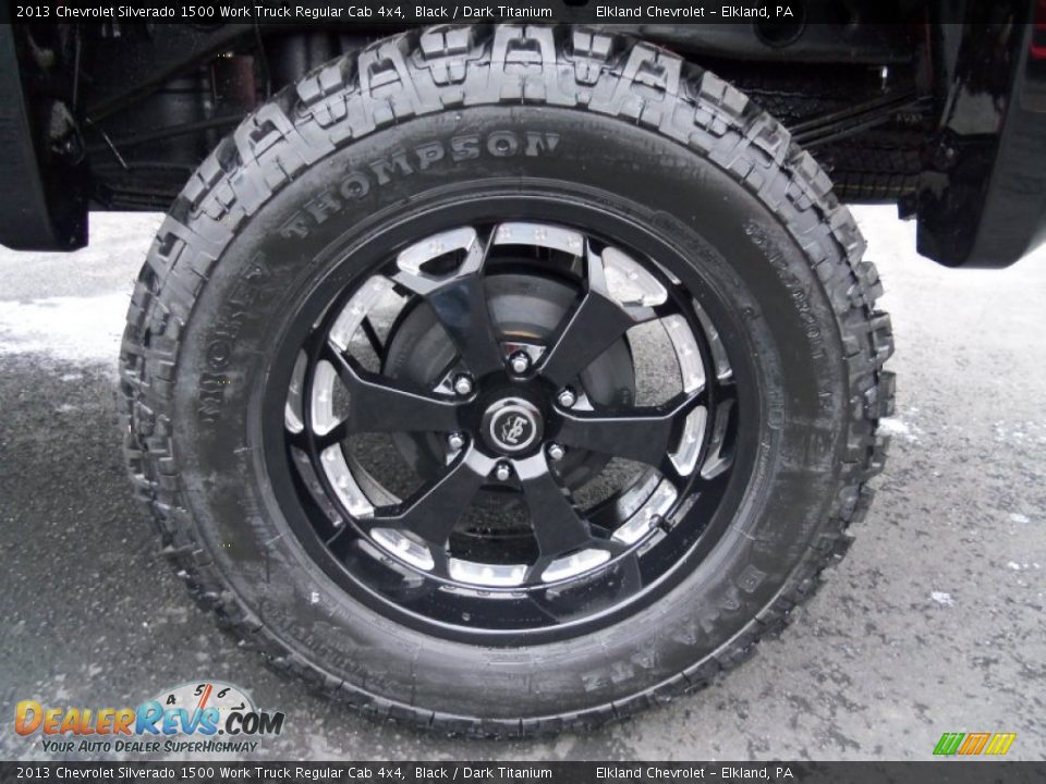Custom Wheels of 2013 Chevrolet Silverado 1500 Work Truck Regular Cab 4x4 Photo #11