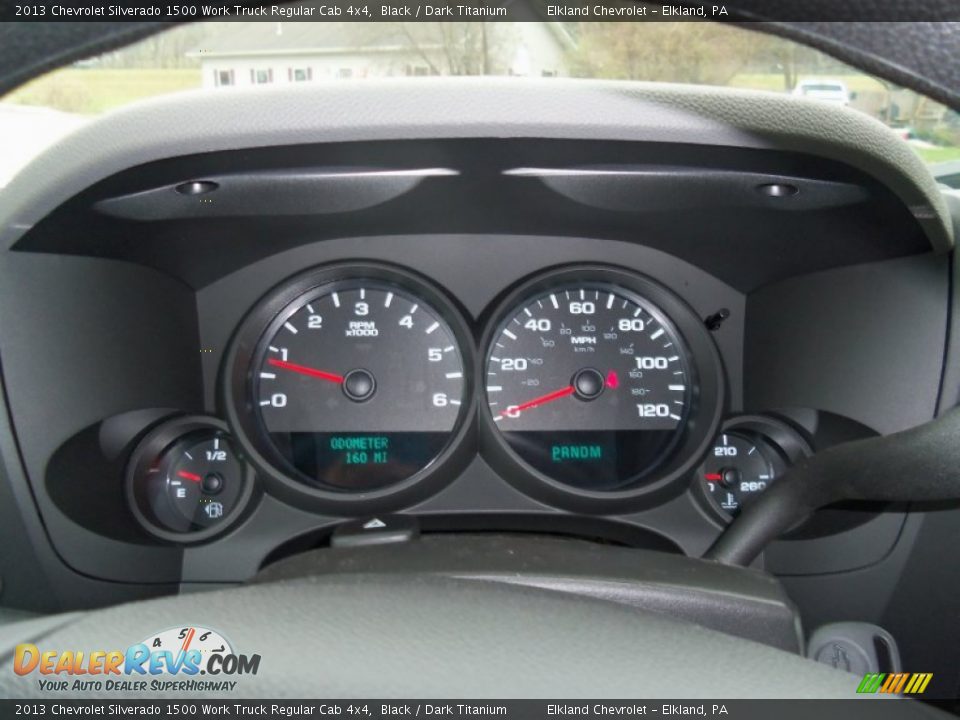2013 Chevrolet Silverado 1500 Work Truck Regular Cab 4x4 Gauges Photo #17