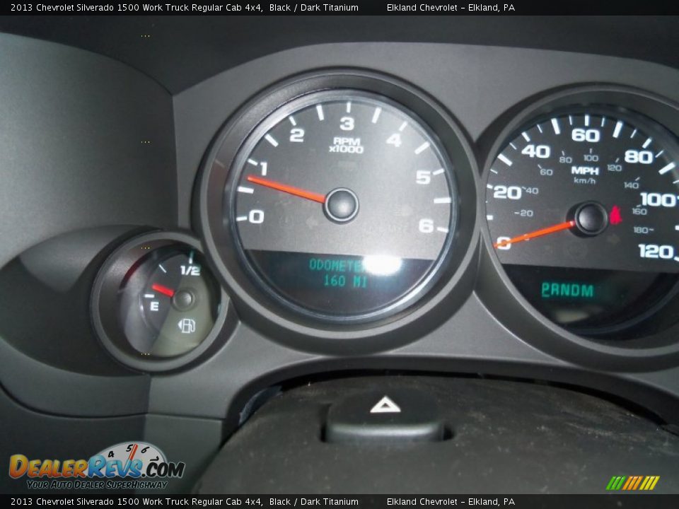 2013 Chevrolet Silverado 1500 Work Truck Regular Cab 4x4 Black / Dark Titanium Photo #18