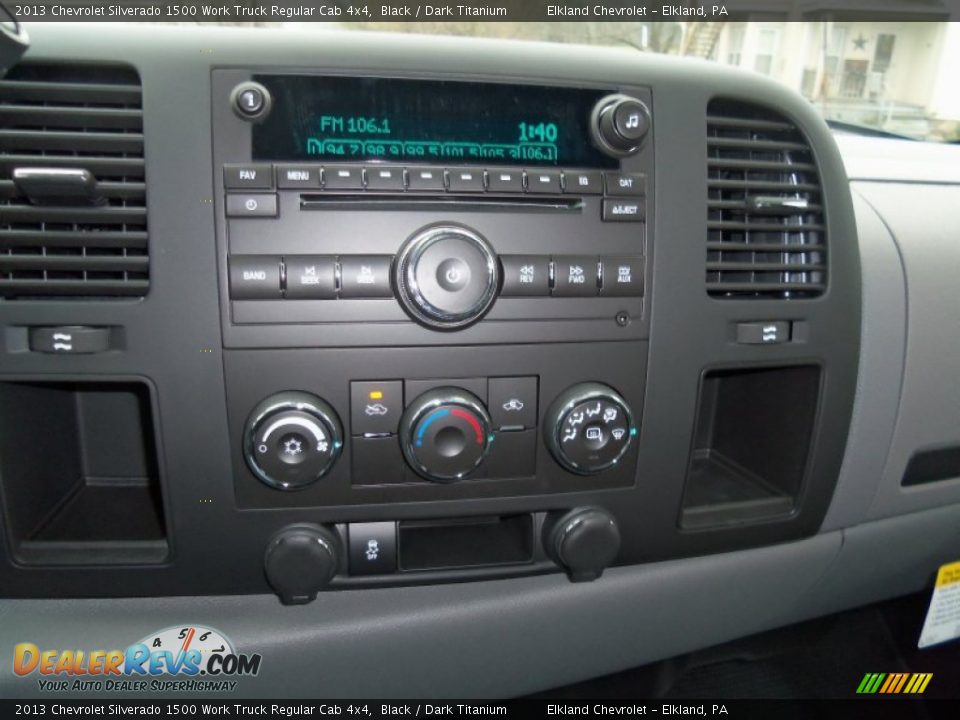 Controls of 2013 Chevrolet Silverado 1500 Work Truck Regular Cab 4x4 Photo #21