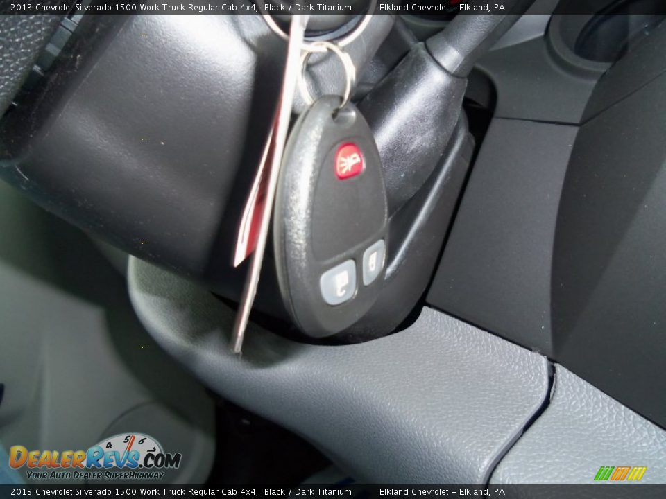 2013 Chevrolet Silverado 1500 Work Truck Regular Cab 4x4 Black / Dark Titanium Photo #23