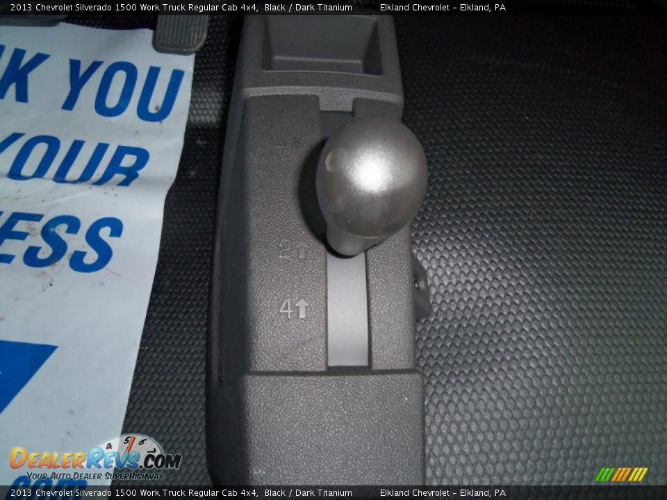2013 Chevrolet Silverado 1500 Work Truck Regular Cab 4x4 Black / Dark Titanium Photo #24