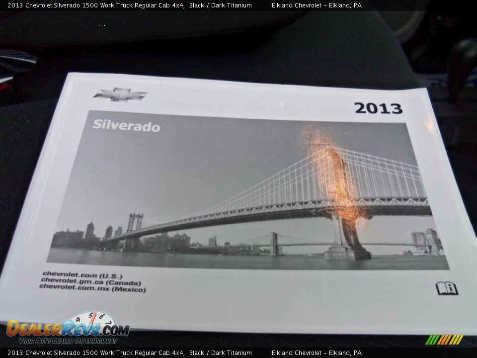 Books/Manuals of 2013 Chevrolet Silverado 1500 Work Truck Regular Cab 4x4 Photo #26