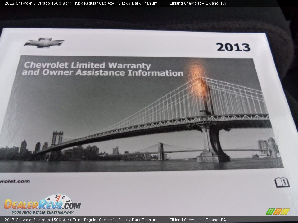 Books/Manuals of 2013 Chevrolet Silverado 1500 Work Truck Regular Cab 4x4 Photo #27