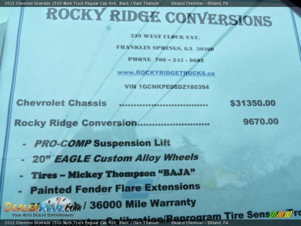 2013 Chevrolet Silverado 1500 Work Truck Regular Cab 4x4 Black / Dark Titanium Photo #32