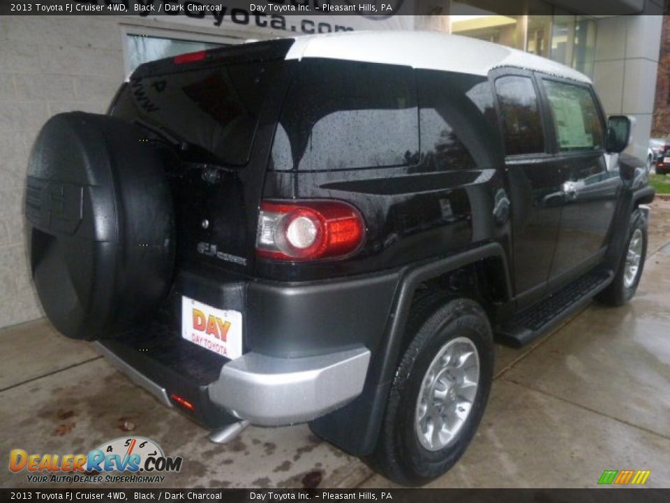 2013 Toyota FJ Cruiser 4WD Black / Dark Charcoal Photo #2