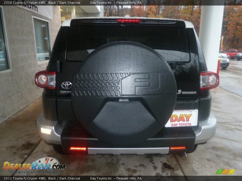 2013 Toyota FJ Cruiser 4WD Black / Dark Charcoal Photo #3