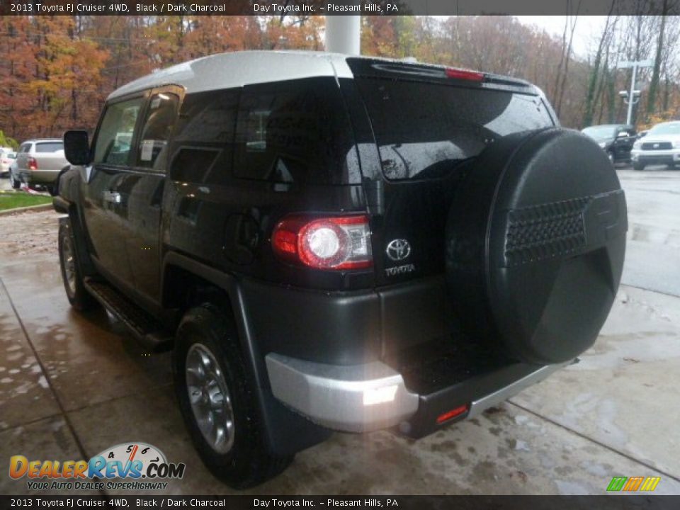 2013 Toyota FJ Cruiser 4WD Black / Dark Charcoal Photo #4