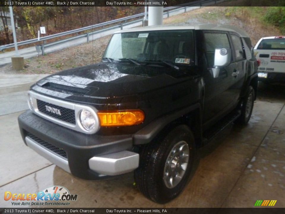 2013 Toyota FJ Cruiser 4WD Black / Dark Charcoal Photo #5