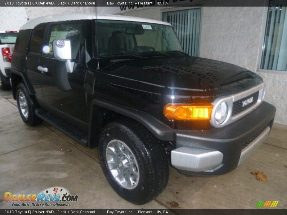 2013 Toyota FJ Cruiser 4WD Black / Dark Charcoal Photo #7