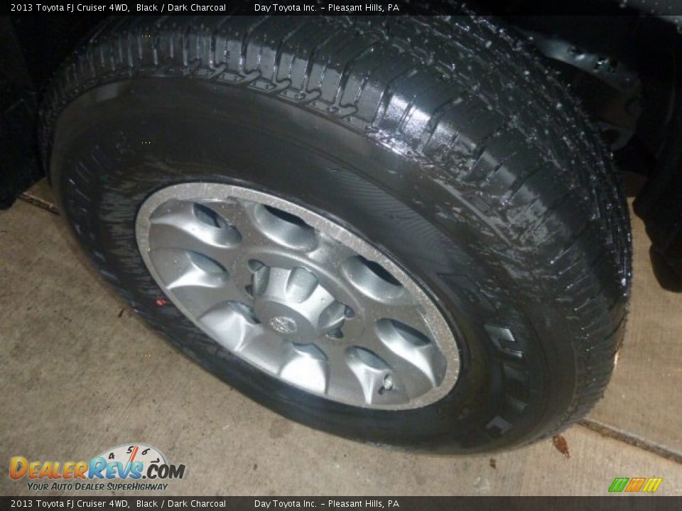 2013 Toyota FJ Cruiser 4WD Black / Dark Charcoal Photo #8