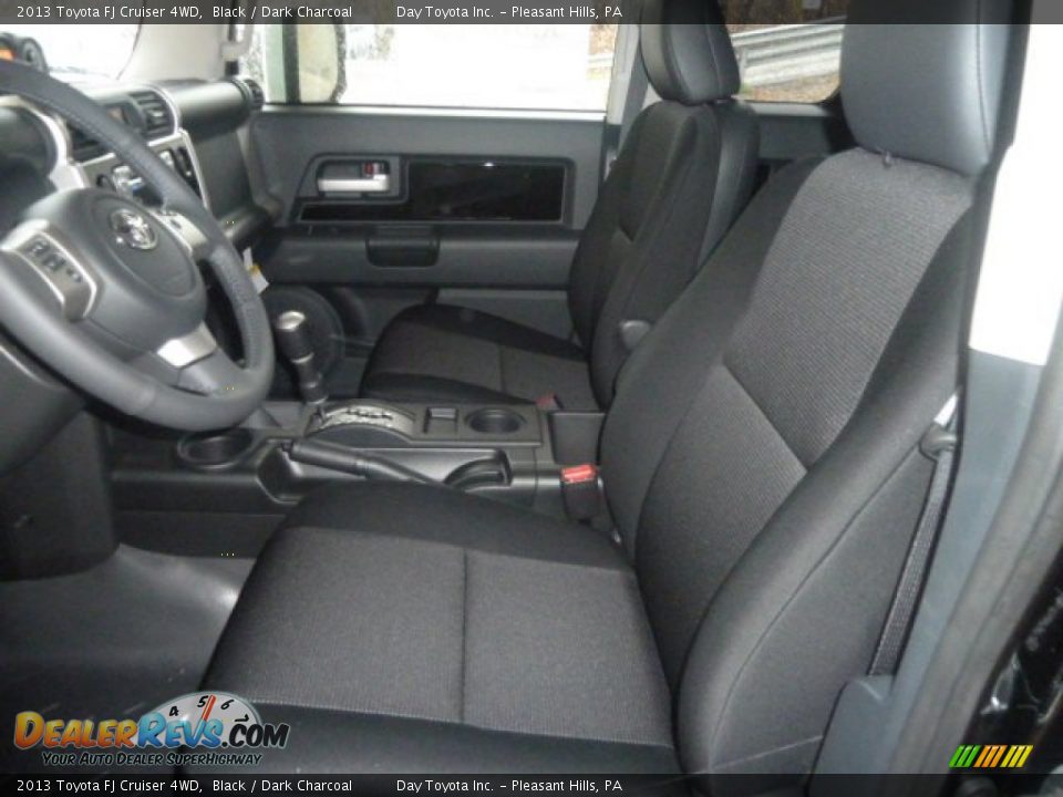 2013 Toyota FJ Cruiser 4WD Black / Dark Charcoal Photo #13