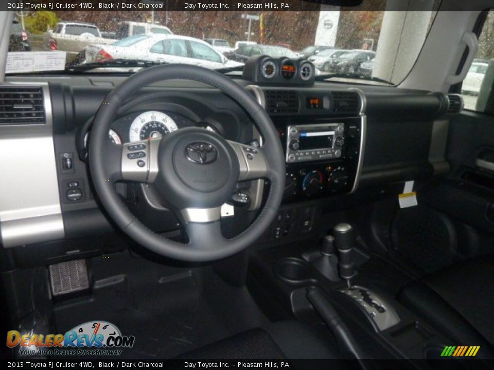 2013 Toyota FJ Cruiser 4WD Black / Dark Charcoal Photo #15