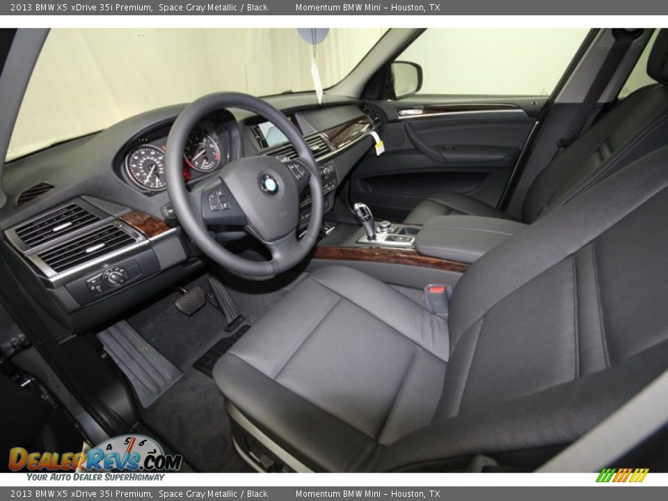 Black Interior - 2013 BMW X5 xDrive 35i Premium Photo #11