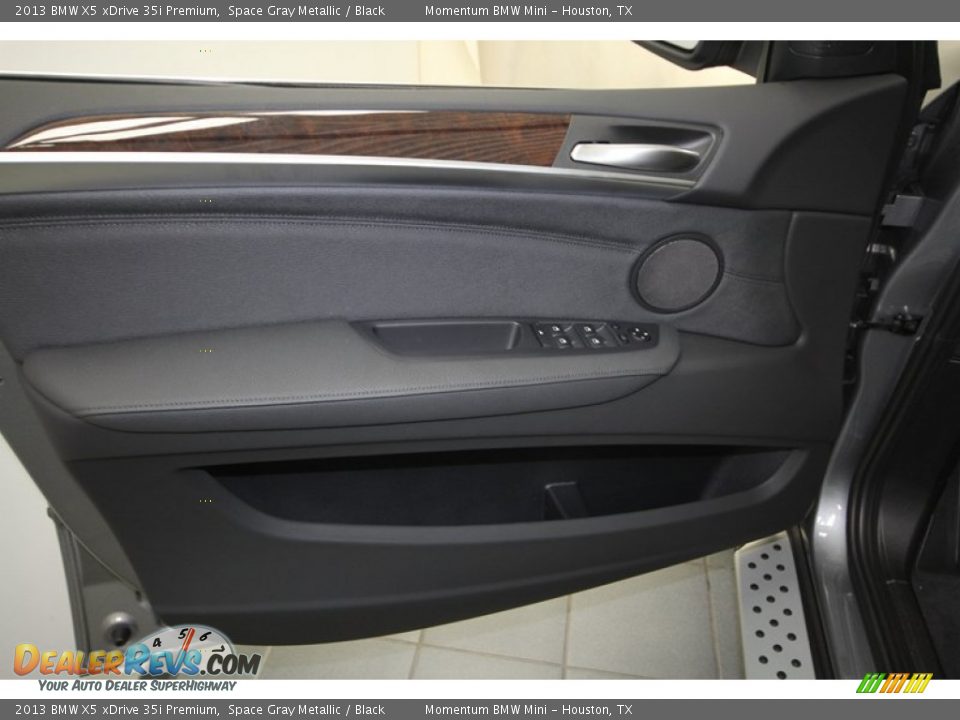 2013 BMW X5 xDrive 35i Premium Space Gray Metallic / Black Photo #13