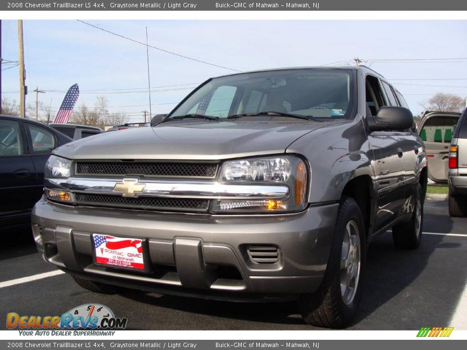 2008 Chevrolet TrailBlazer LS 4x4 Graystone Metallic / Light Gray Photo #1