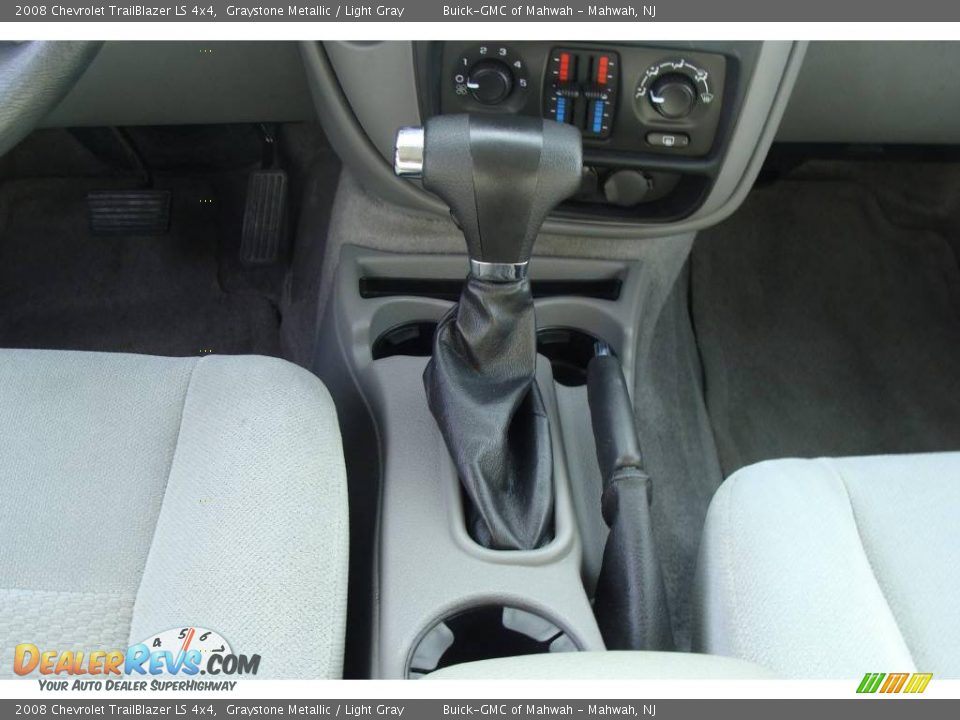 2008 Chevrolet TrailBlazer LS 4x4 Graystone Metallic / Light Gray Photo #20