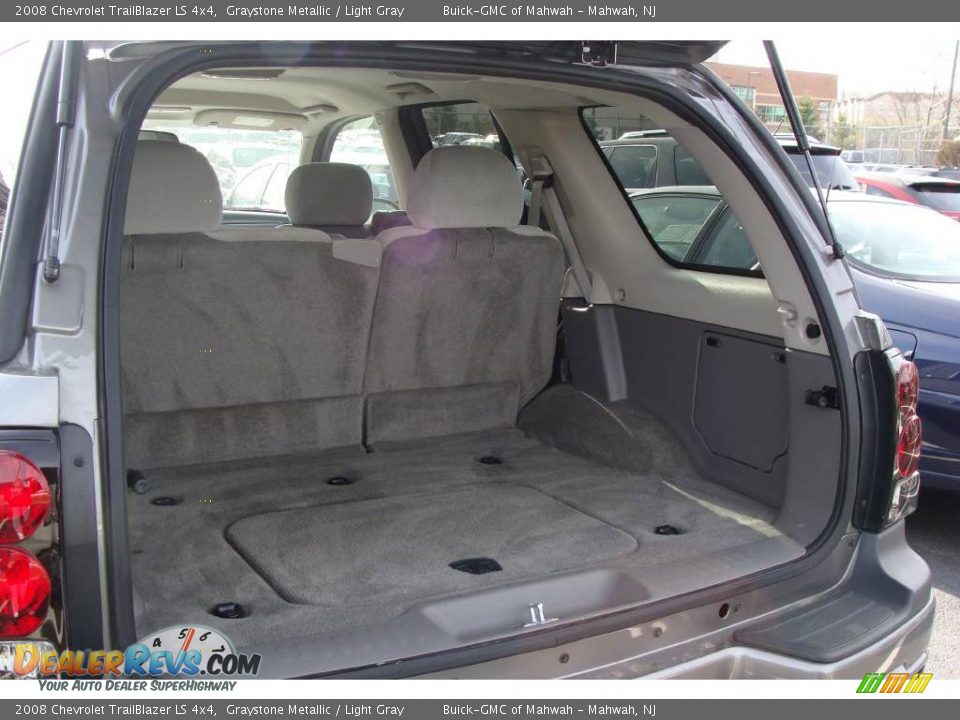 2008 Chevrolet TrailBlazer LS 4x4 Graystone Metallic / Light Gray Photo #24
