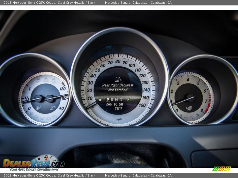 2013 Mercedes-Benz C 250 Coupe Gauges Photo #6