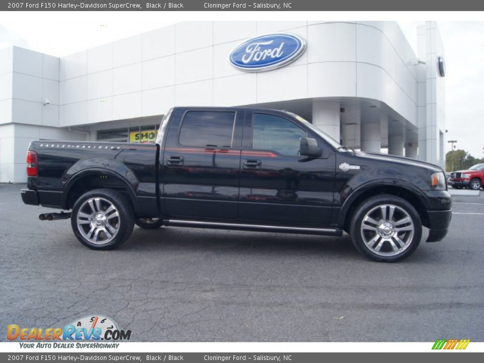 Black 2007 Ford F150 Harley-Davidson SuperCrew Photo #2