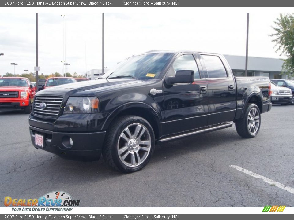 2007 Ford F150 Harley-Davidson SuperCrew Black / Black Photo #6