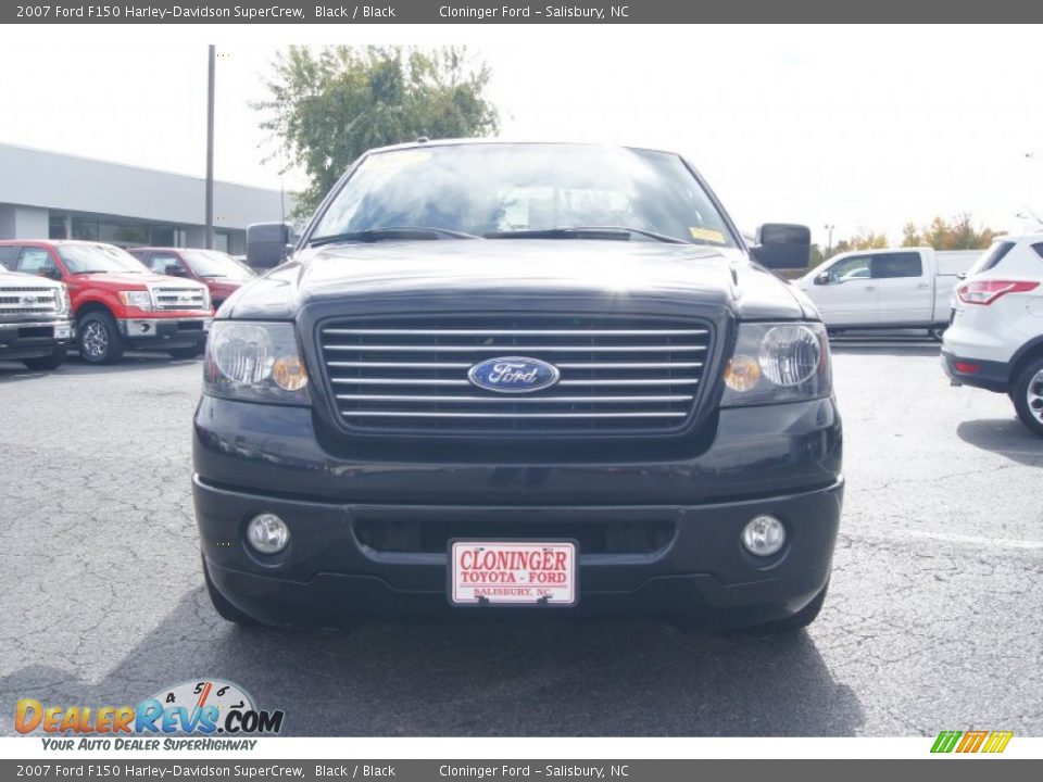 2007 Ford F150 Harley-Davidson SuperCrew Black / Black Photo #7