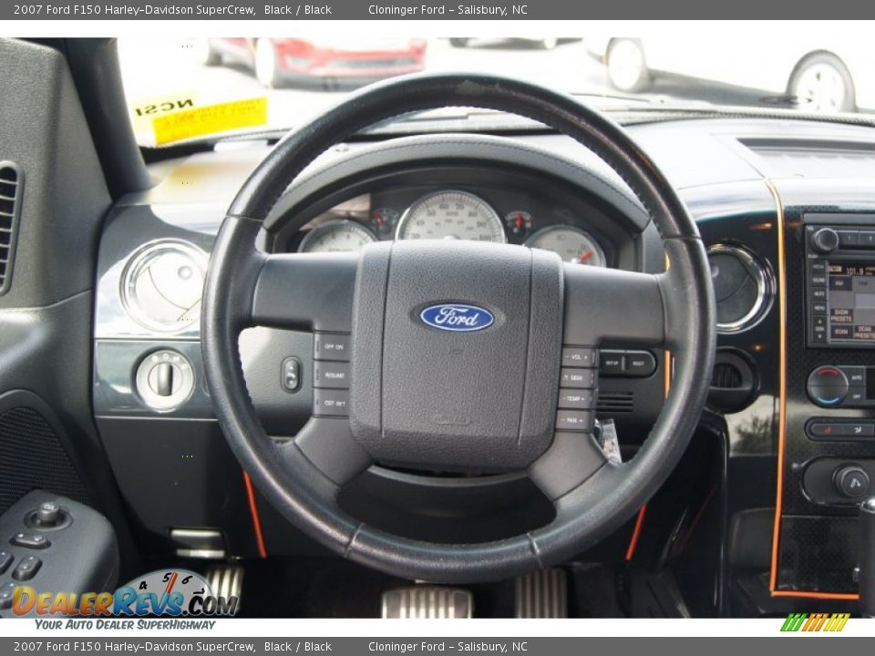 2007 Ford F150 Harley-Davidson SuperCrew Steering Wheel Photo #23