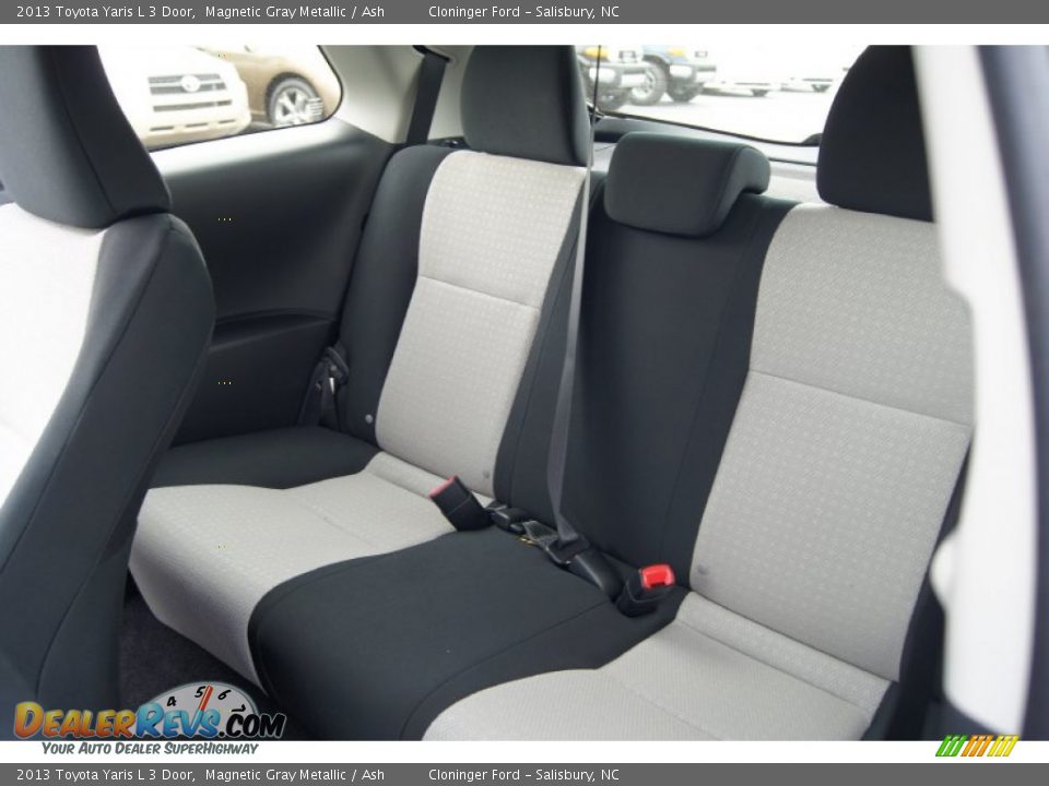 2013 Toyota Yaris L 3 Door Magnetic Gray Metallic / Ash Photo #11