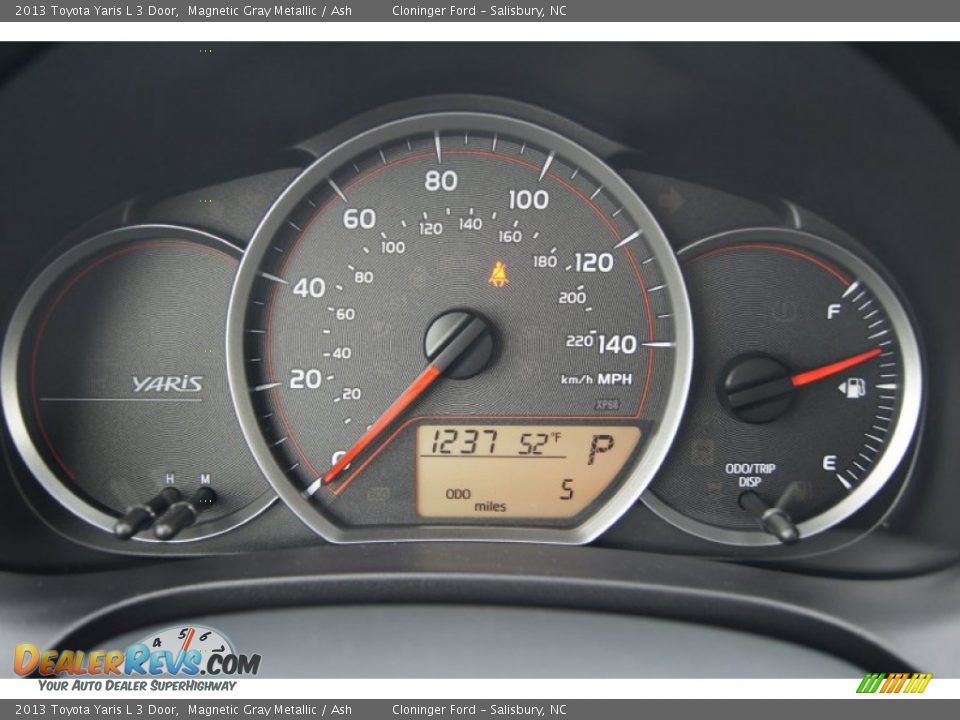 2013 Toyota Yaris L 3 Door Gauges Photo #20